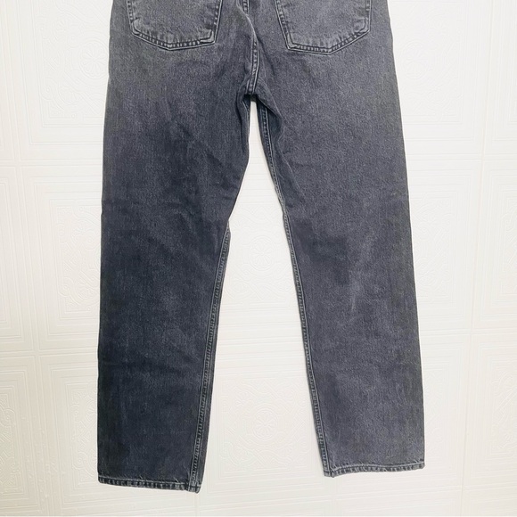 AGOLDE Black 90’s Mid Rise Straight Jeans 25 100% cotton 29” inseam - Picture 7 of 8